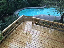 Lower Level View Of Pool