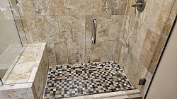 The shower floor tile is the favorite here though.